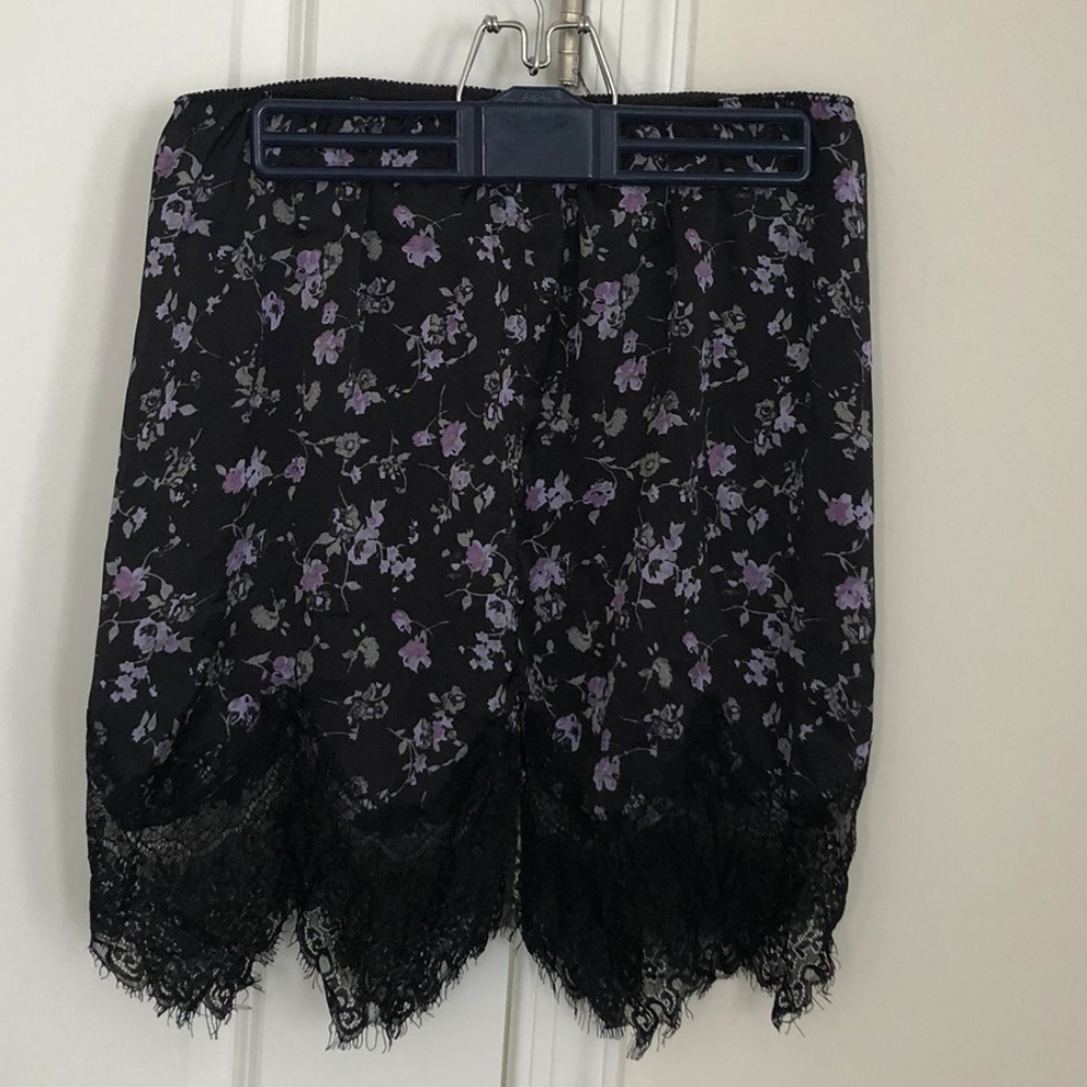 Free People Floral and Lace Half Slip Small